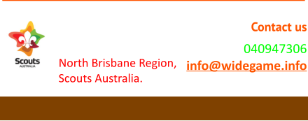 Bramble Bay/Charles S Snow Scout Districts North Brisbane Region, Scouts Australia. Contact us 040947306 info@widegame.info