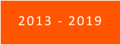 2013 - 2019