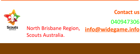 Bramble Bay/Charles S Snow Scout Districts North Brisbane Region, Scouts Australia. Contact us 040947306 info@widegame.info
